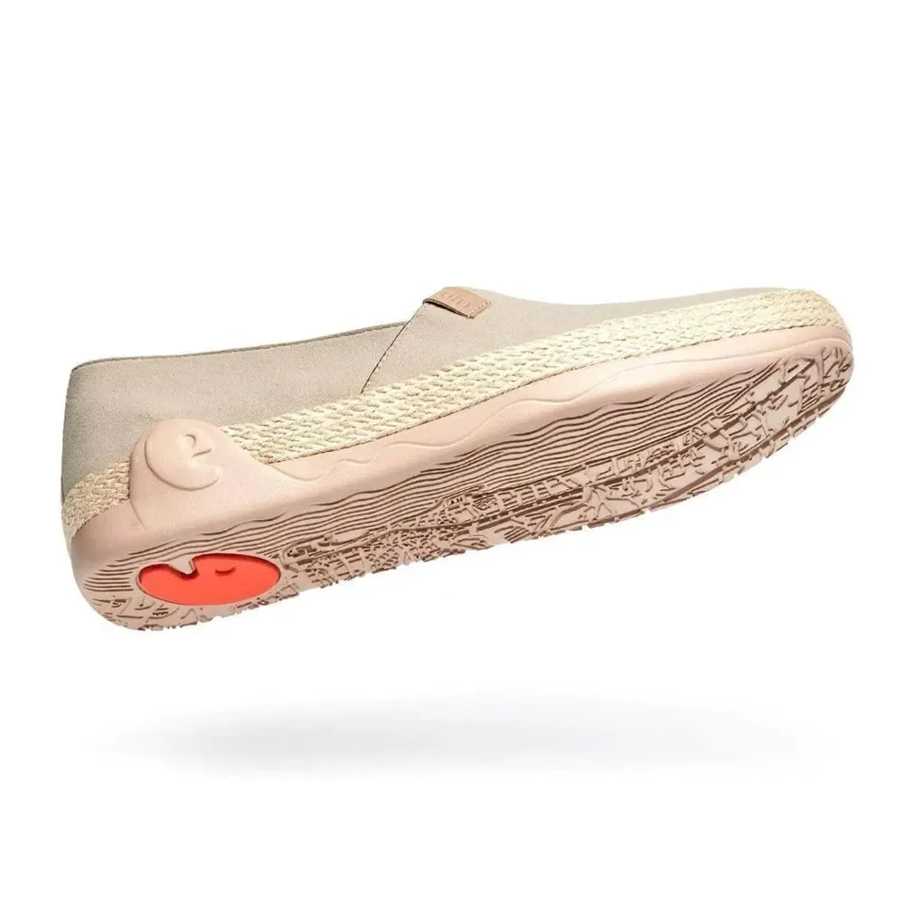 UIN Women's Espadrilles Knitted Casual Shoes (Marbella I Oxford Tan)